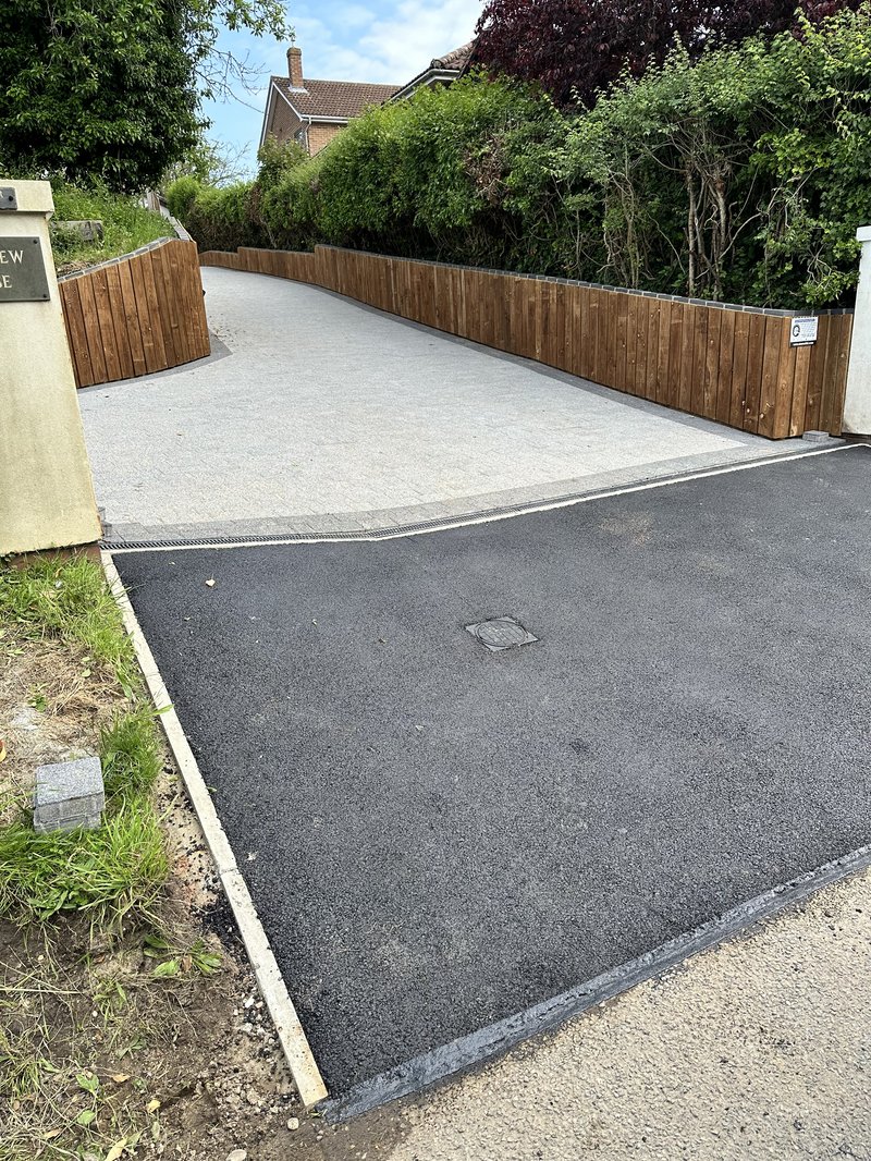 Block driveway installation in Newmarket Road, Moulton, CB8 8SS - before work begins