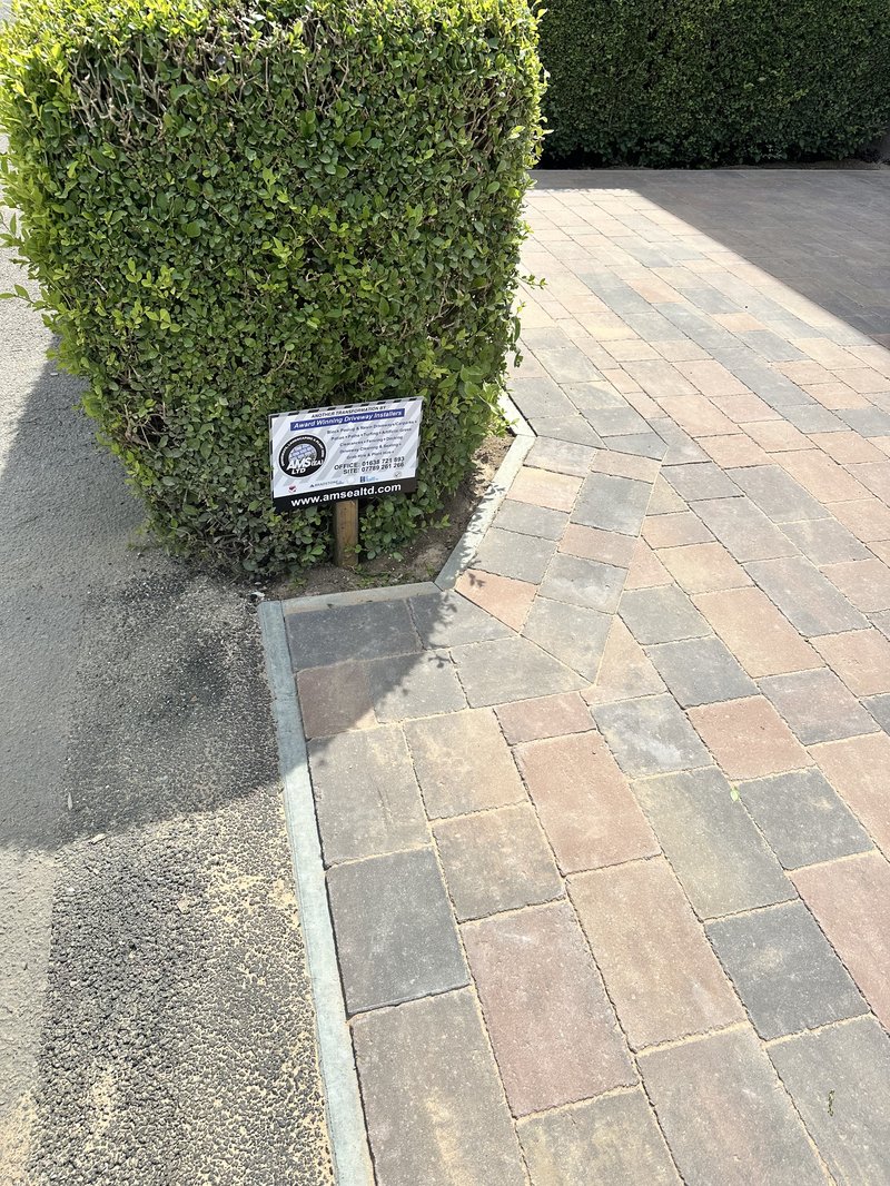 Rumbled, Three size, Concrete, Marshalls block installation process in Tillyard Way, Cambridge, CB1 8GT