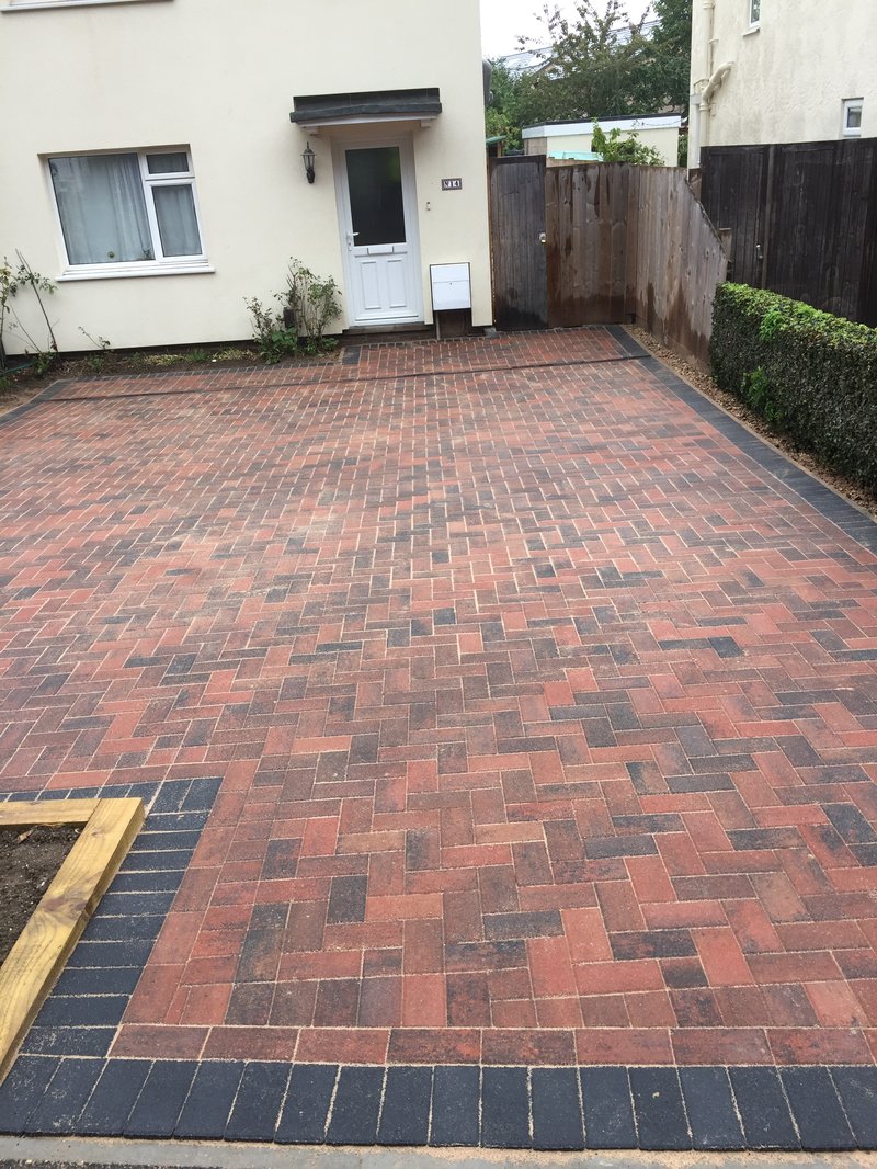 Standard Block Paving, Smooth, Concrete, Marshalls block installation process in Ditton Lane, Cambridge, CB5 8SP
