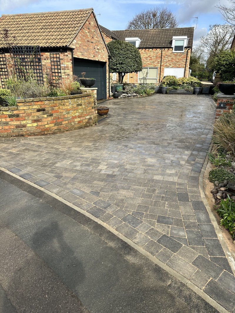 Block Paving driveway installation in St Peters Place, Fordham, CB7 5PG - before work begins
