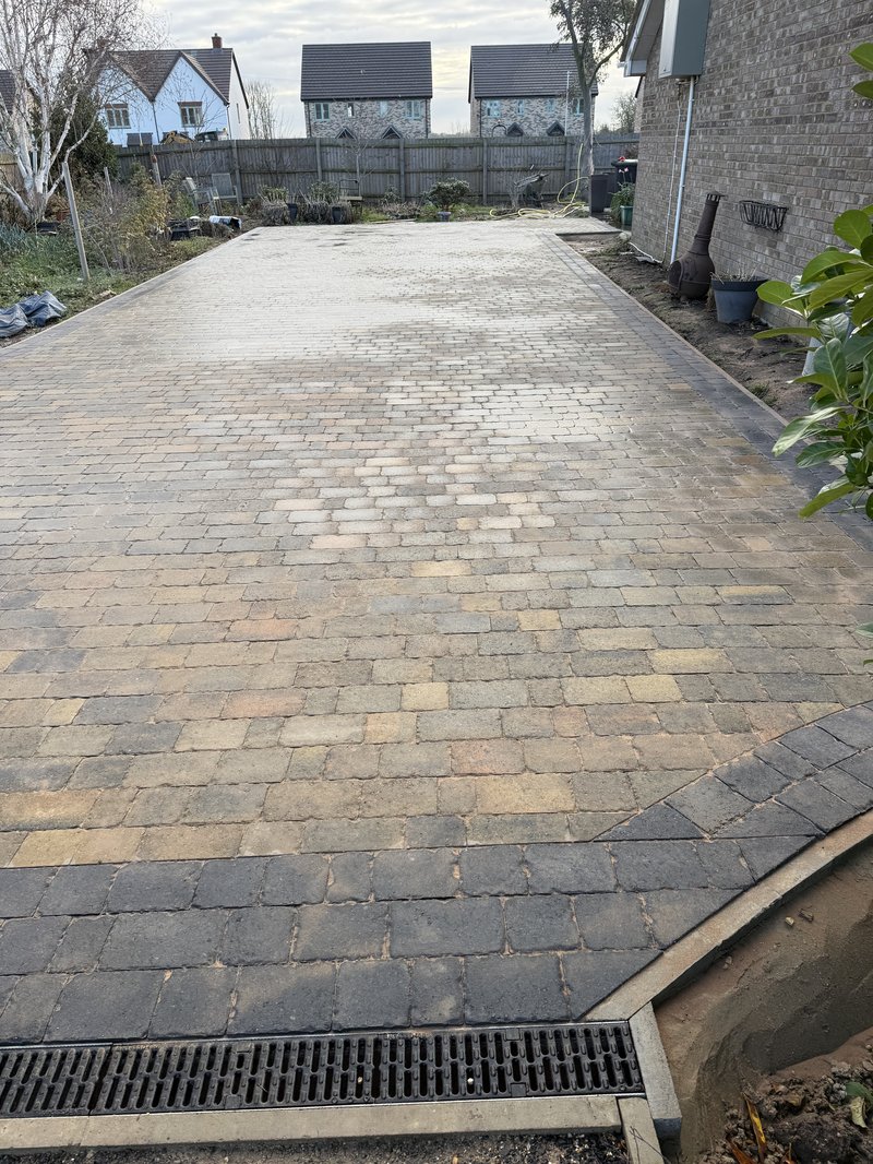 Block Paving driveway installation in 16 Chewers Lane Haddenham Ely CB6 3SS - before work begins
